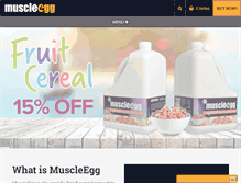 Tablet Screenshot of muscleegg.com
